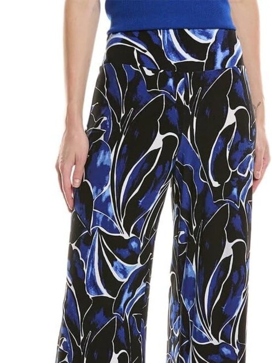 Anne Klein Pants - Anne Klein Black Palazzo Wide Leg Pants Stretchy Sz L NWT